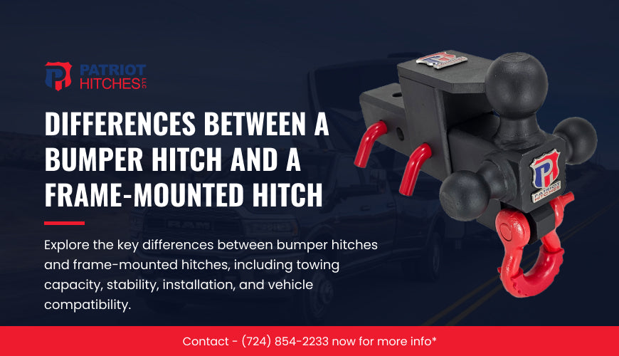 Differences Between a Bumper Hitch and a Frame-Mounted Hitch