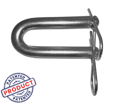 1.5” U-Shaped Hitch Pin with Clips