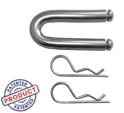 1.5” U-Shaped Hitch Pin with Clips
