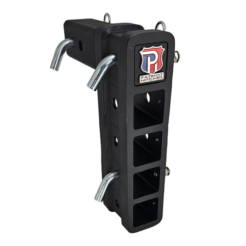The Major - Patriot Hitches 4-Way 3-Ball Mount for 2-1/2" Hitches - The Major - 30K - Silver Accent