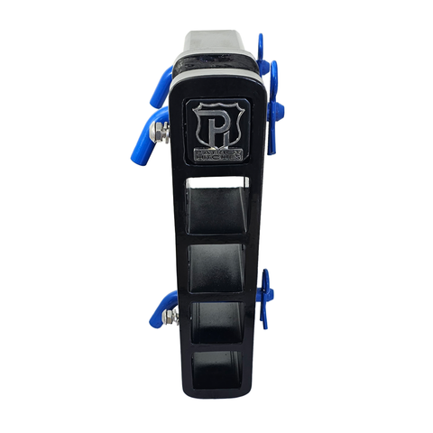 The Major - Patriot Hitches 4-Way 3-Ball Mount for 2-1/2" Hitches - The Major - 30K - Blue Accent (Black Gloss)
