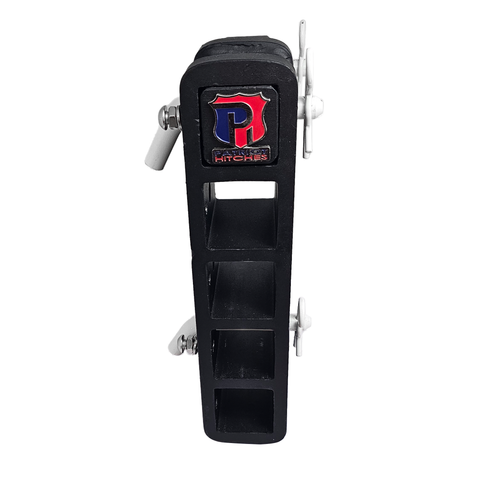 The Major - Patriot Hitches Adjustable Drop/Rise Hitch Stacked Receivers for 2" Hitches - 10" Drop/Rise – 25k - White Accent