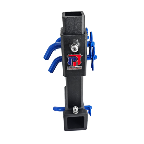 The General Normal Duty - Patriot Hitches 2" Adjustable Drop Hitch Adapter - 11" Rise/Drop - 7K - Blue Accent