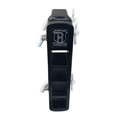 The Major - Patriot Hitches 4-Way 3-Ball Mount for 2-1/2" Hitches - The Major - 30K - White Accent (Black Gloss)