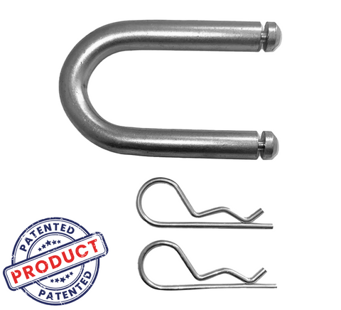 2.5” U-Shaped Hitch Pin with Clips