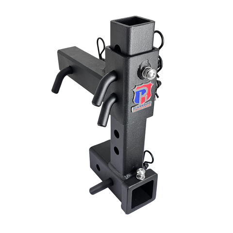The General Normal Duty - Patriot Hitches 2" Adjustable Drop Hitch Adapter - 11" Rise/Drop - 7K - Black Texture Accent