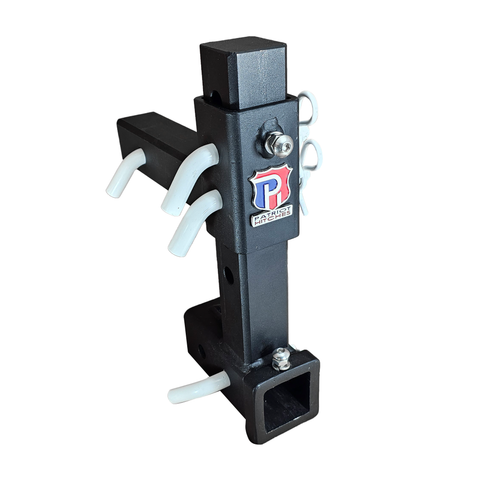The General Heavy Duty - Patriot Hitches 2" Adjustable Drop Hitch Adapter - 11" Rise/Drop - 10K - White Accent