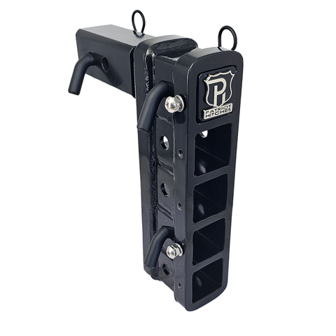 The Major - Patriot Hitches 4-Way 3-Ball Mount for 2-1/2" Hitches - The Major - 30K - Black Texture Accent (Black Gloss)