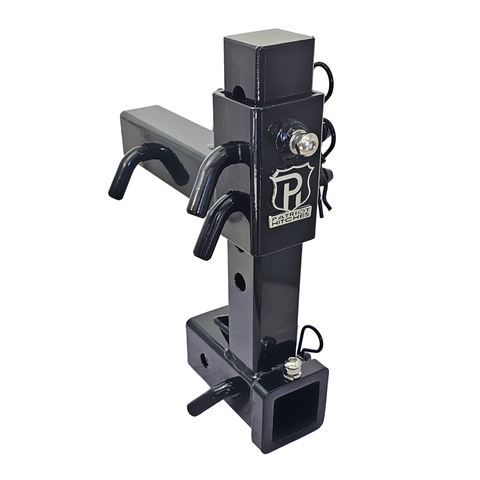 The General Heavy Duty - Patriot Hitches 2" Adjustable Drop Hitch Adapter - 11" Rise/Drop - 10K - Black Gloss Accent (Black Gloss)