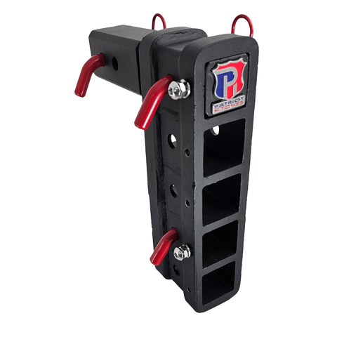 The Major - Patriot Hitches 4-Way 3-Ball Mount for 2-1/2" Hitches - The Major - 30K - Red Accent
