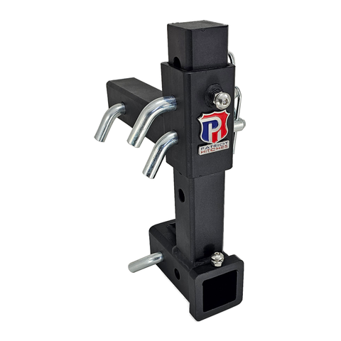 The General Heavy Duty - Patriot Hitches 2" Adjustable Drop Hitch Adapter - 11" Rise/Drop - 10K - Silver Accent