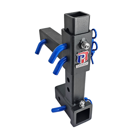 The General Normal Duty - Patriot Hitches 2" Adjustable Drop Hitch Adapter - 11" Rise/Drop - 7K - Blue Accent