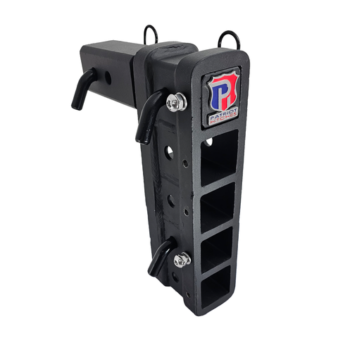 The Major - Patriot Hitches 4-Way 3-Ball Mount for 2-1/2" Hitches - The Major - 30K - Black Gloss Accent