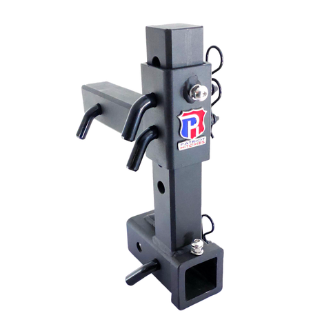 The General Heavy Duty - Patriot Hitches 2" Adjustable Drop Hitch Adapter - 11" Rise/Drop - 10K - Black Gloss Accent