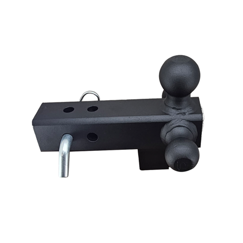 The Captain 4 in 1 - Patriot Hitches 4-Way 3-Ball Mount for 2-1/2" Hitches - The Captain - 30K - Silver Accent
