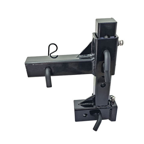 The General Heavy Duty - Patriot Hitches 2" Adjustable Drop Hitch Adapter - 11" Rise/Drop - 10K - Black Texture Accent (Black Gloss)