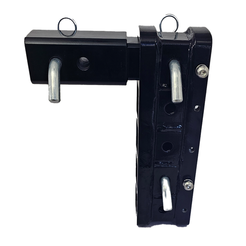 The Major - Patriot Hitches 4-Way 3-Ball Mount for 2-1/2" Hitches - The Major - 30K - Silver Accent (Black Gloss)