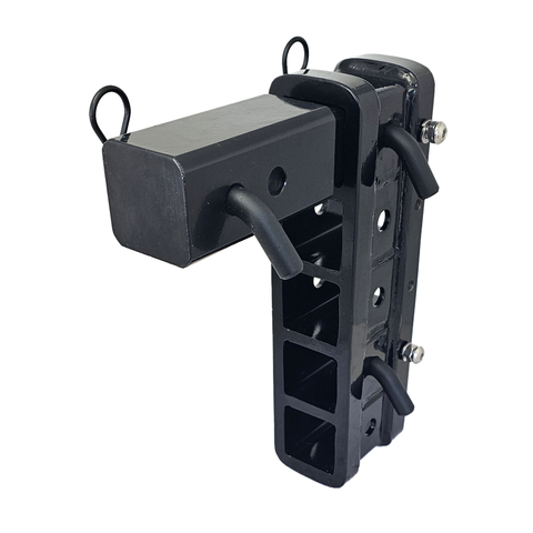 The Major - Patriot Hitches 4-Way 3-Ball Mount for 2-1/2" Hitches - The Major - 30K - Black Texture Accent (Black Gloss)