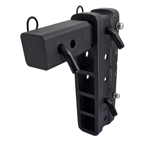 The Major - Patriot Hitches 4-Way 3-Ball Mount for 2-1/2" Hitches - The Major - 30K - Black Gloss Accent