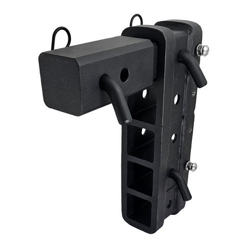The Major - Patriot Hitches 4-Way 3-Ball Mount for 2-1/2" Hitches - The Major - 30K - Black Texture Accent