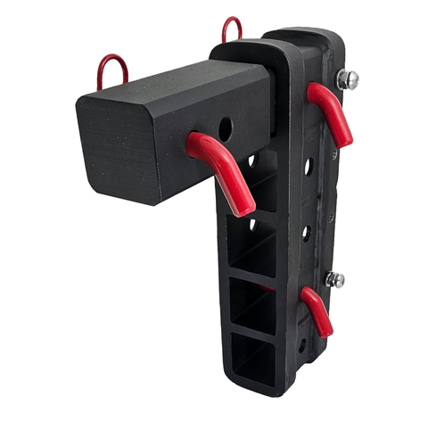 The Major - Patriot Hitches 4-Way 3-Ball Mount for 2-1/2" Hitches - The Major - 30K - Red Accent