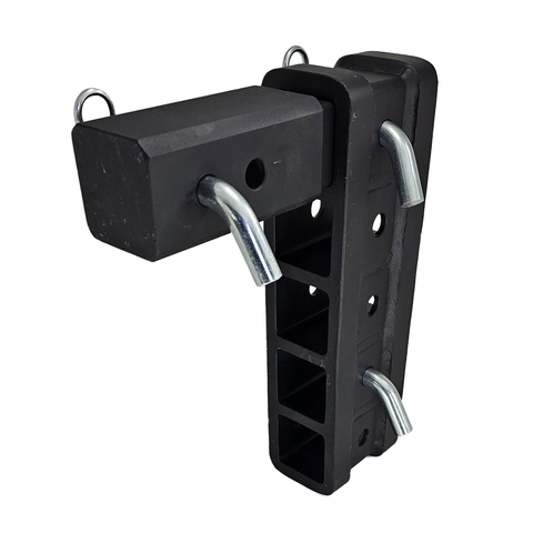 The Major - Patriot Hitches 4-Way 3-Ball Mount for 2-1/2" Hitches - The Major - 30K - Silver Accent