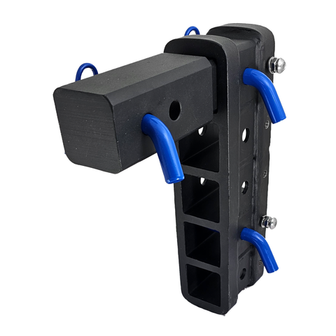 The Major - Patriot Hitches 4-Way 3-Ball Mount for 2-1/2" Hitches - The Major - 30K - Blue Accent