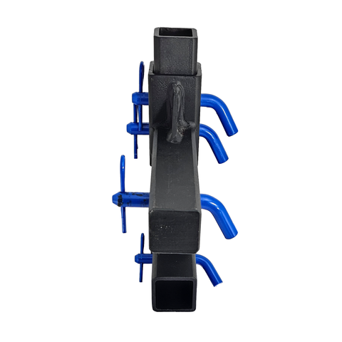 The General Normal Duty - Patriot Hitches 2" Adjustable Drop Hitch Adapter - 11" Rise/Drop - 7K - Blue Accent