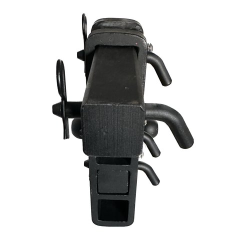The Patriot - Patriot Hitches 8-Way 3-Ball Mount w/ Adjustable Stacked Receivers - 2" Hitch – 25K – Texture Accent