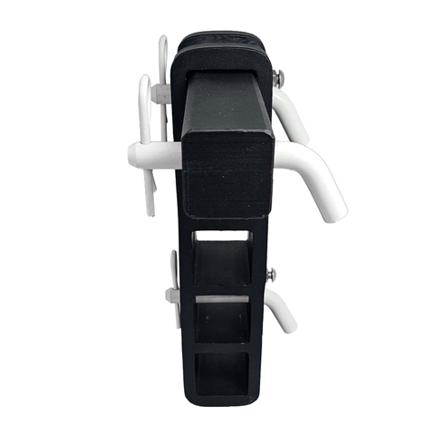 The Major - Patriot Hitches Adjustable Drop/Rise Hitch Stacked Receivers for 2" Hitches - 10" Drop/Rise – 25k - White Accent