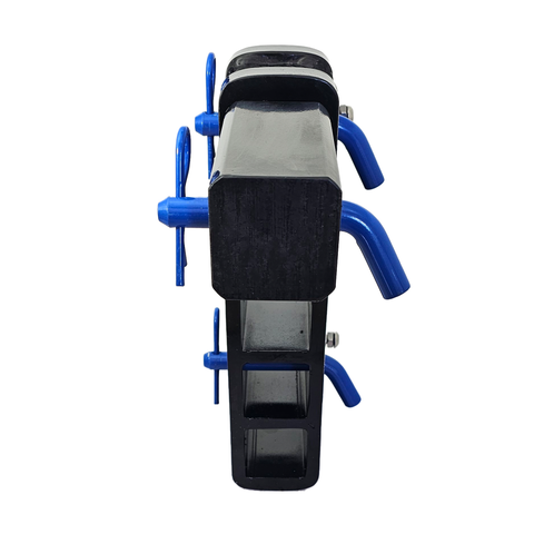 The Major - Patriot Hitches 4-Way 3-Ball Mount for 2-1/2" Hitches - The Major - 30K - Blue Accent (Black Gloss)