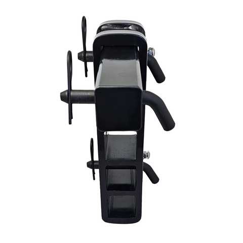 The Major - Patriot Hitches Adjustable Drop/Rise Hitch Stacked Receivers for 2" Hitches - 10" Drop/Rise – 25k - Black Texture Accent (Black Gloss)