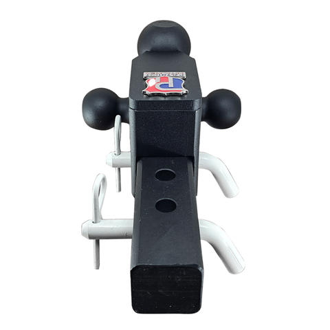 The Captain 5 in 1 - Patriot Hitches 5-Way 3-Ball Mount for 2" Hitches - The Captain - 30K – White Accent