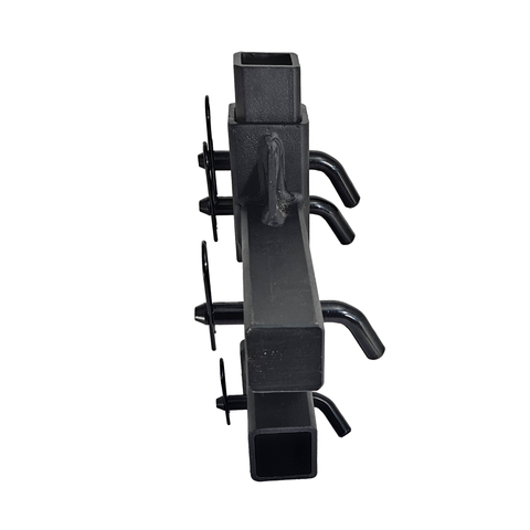 The General Normal Duty - Patriot Hitches 2" Adjustable Drop Hitch Adapter - 11" Rise/Drop - 7K - Black Gloss Accent