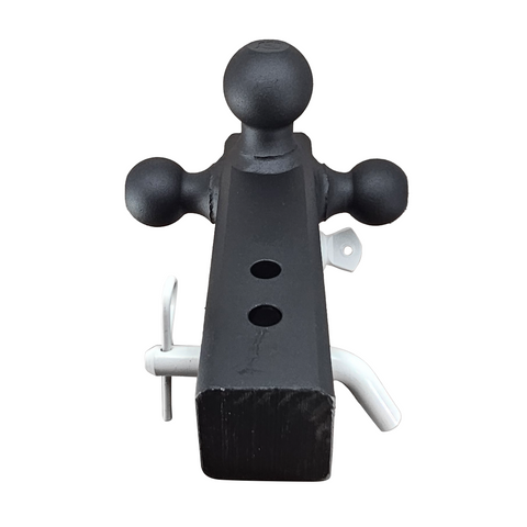The Captain 4 in 1 - Patriot Hitches 4-Way 3-Ball Mount for 2-1/2" Hitches - The Captain - 30K - White Accent