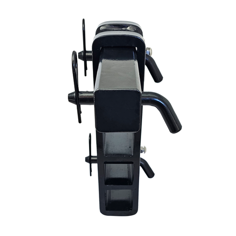 The Major - Patriot Hitches Adjustable Drop/Rise Hitch Stacked Receivers for 2" Hitches - 10" Drop/Rise – 25k - Black Gloss Accent (Black Gloss)