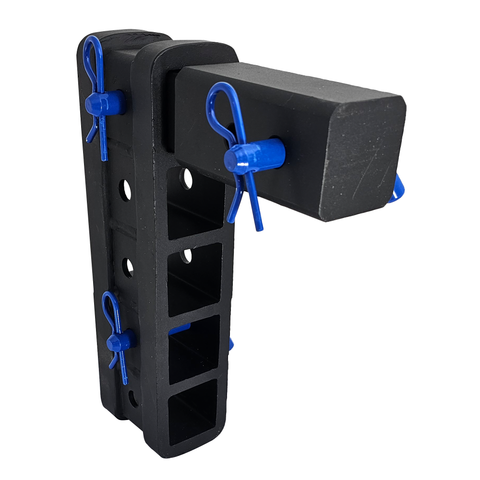 The Major - Patriot Hitches 4-Way 3-Ball Mount for 2-1/2" Hitches - The Major - 30K - Blue Accent