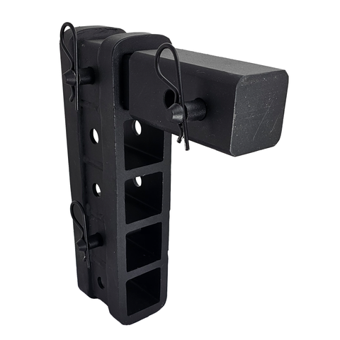 The Major - Patriot Hitches 4-Way 3-Ball Mount for 2-1/2" Hitches - The Major - 30K - Black Texture Accent