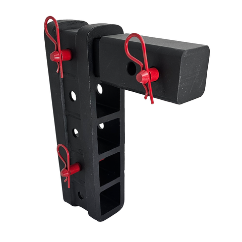The Major - Patriot Hitches 4-Way 3-Ball Mount for 2-1/2" Hitches - The Major - 30K - Red Accent