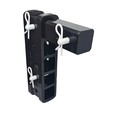 The Major - Patriot Hitches 4-Way 3-Ball Mount for 2-1/2" Hitches - The Major - 30K - White Accent (Black Gloss)