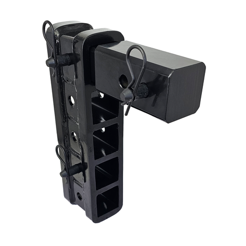 The Major - Patriot Hitches 4-Way 3-Ball Mount for 2-1/2" Hitches - The Major - 30K - Black Texture Accent (Black Gloss)