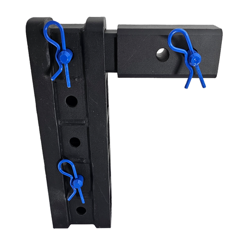 The Major - Patriot Hitches 4-Way 3-Ball Mount for 2-1/2" Hitches - The Major - 30K - Blue Accent