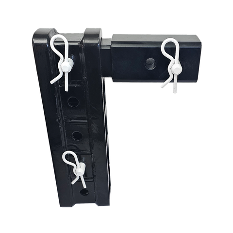 The Major - Patriot Hitches 4-Way 3-Ball Mount for 2-1/2" Hitches - The Major - 30K - White Accent (Black Gloss)