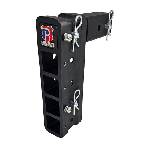 The Major - Patriot Hitches 4-Way 3-Ball Mount for 2-1/2" Hitches - The Major - 30K - Silver Accent