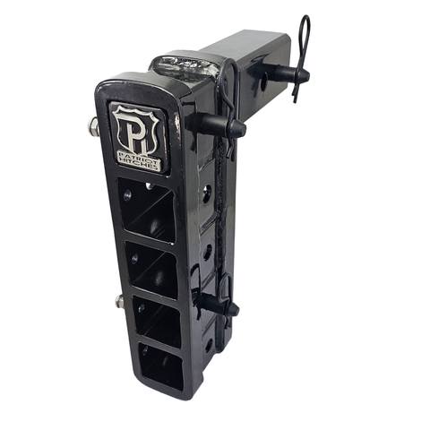 The Major - Patriot Hitches 4-Way 3-Ball Mount for 2-1/2" Hitches - The Major - 30K - Black Texture Accent (Black Gloss)