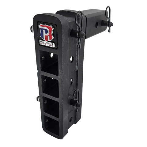 The Major - Patriot Hitches 4-Way 3-Ball Mount for 2-1/2" Hitches - The Major - 30K - Black Texture Accent