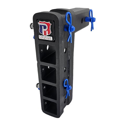 The Major - Patriot Hitches 4-Way 3-Ball Mount for 2-1/2" Hitches - The Major - 30K - Blue Accent