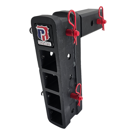 The Major - Patriot Hitches 4-Way 3-Ball Mount for 2-1/2" Hitches - The Major - 30K - Red Accent