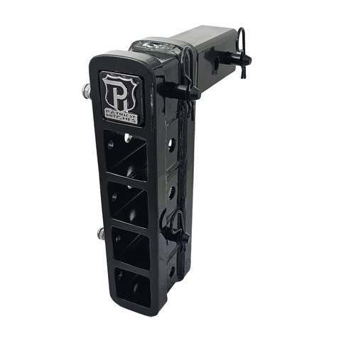 The Major - Patriot Hitches 4-Way 3-Ball Mount for 2-1/2" Hitches - The Major - 30K - Black Gloss Accent (Black Gloss)