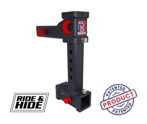The General Heavy Duty - 2" Adjustable Drop Hitch Adapter - 11" Rise/Drop - 10K - Silver Accent